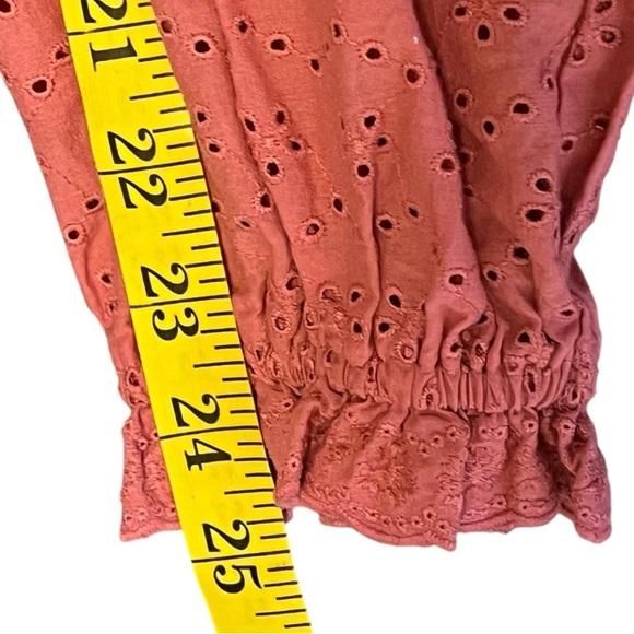 Boden Coral Broderie Lace-Trimmed Dress Size 14L - Picture 16 of 17